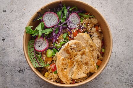 Рис с курицей