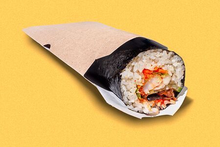 Кимпаб с креветками