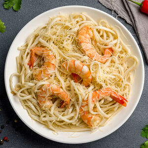 Паста с креветками