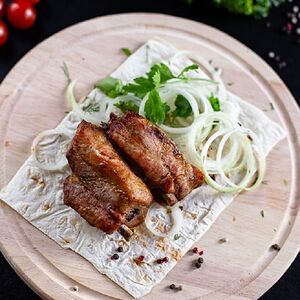 Шашлык из свиных ребрышек