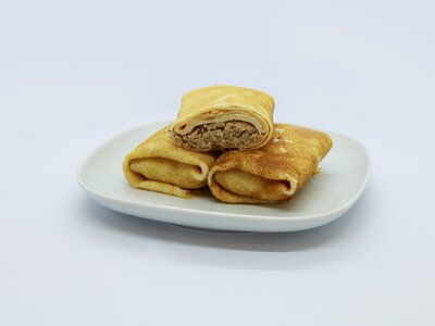 Блины с мясом