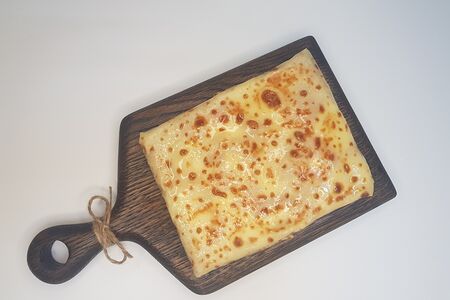 Блин с курицей, грибами и сыром 