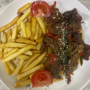 Фри с мясом