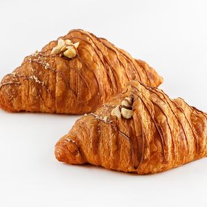 Мини-круассан с шоколадной пастой