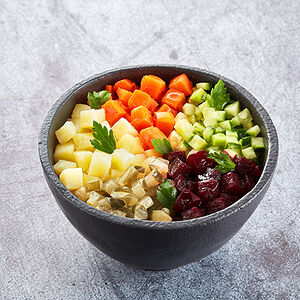 Салат Винегрет постный