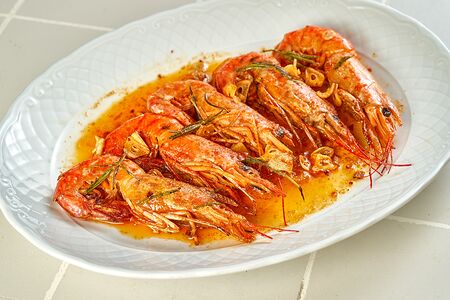 Лангустины с харрисой