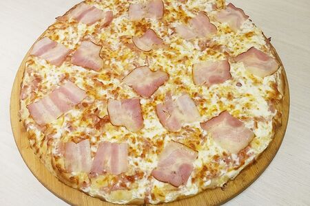 Пицца с ветчиной и беконом XL
