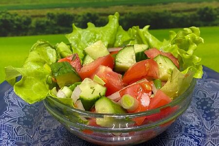 Салат Летний со сметаной