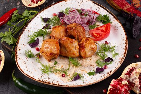 Шашлык из куриного бедра