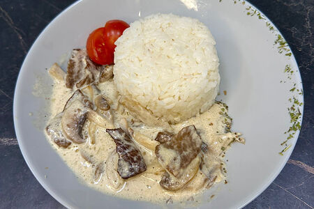 Курица с грибами