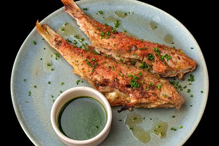 Барабулька жареная