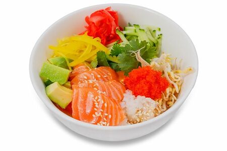 Сяке-сашими с лососем