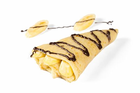 Банан с шоколадом