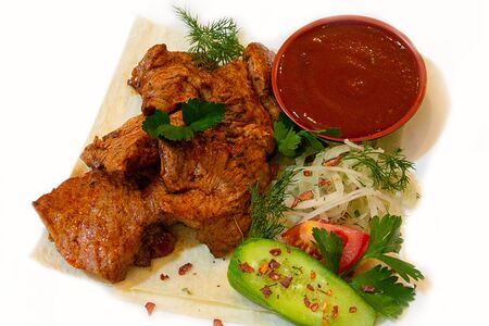 Шашлык из cвинoй шейки