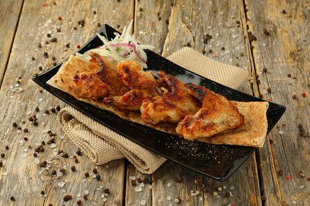 Шашлык из куриных крыльев