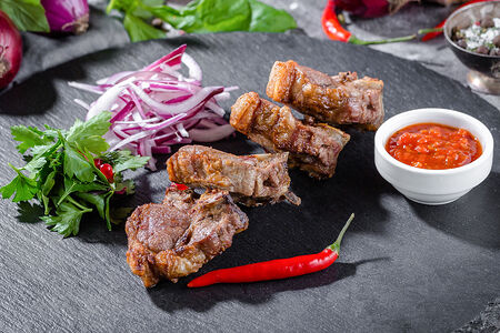 Шашлык из бараньей почечной части