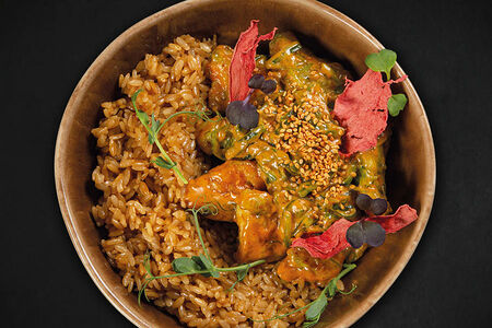 Куриное филе в японском стиле