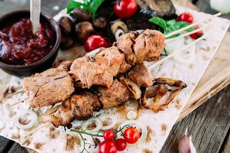 Шашлык из куриного бедра