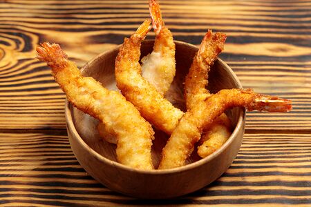 Креветки в темпуре