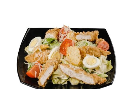 Цезарь с курицей в темпуре