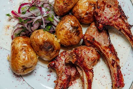 Шашлык из корейки ягненка