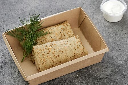 Блины с мясом