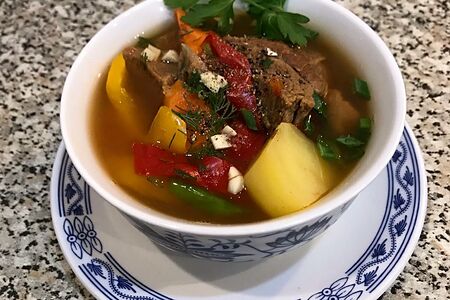 Шурпа с говядиной