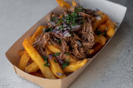 Голландский картофель с томленой говядиной