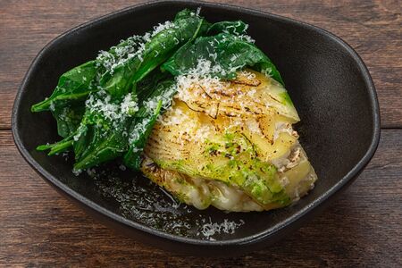 Картофельный гратен с сыром моцарелла