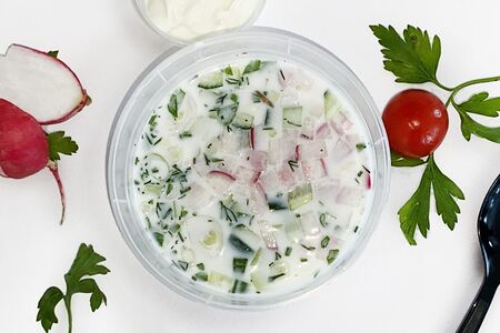 Окрошка на кефире