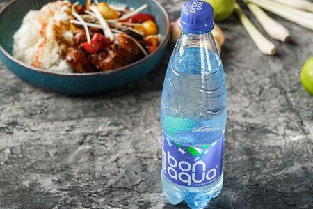 Вода BonAqua с газом