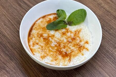 Каша рисовая с пломбиром