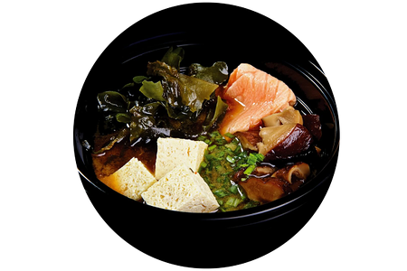 Мисо суп с лососем