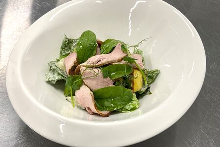 Картофельный салат с бужениной