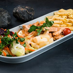Цыпленок с ананасом