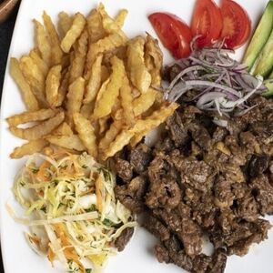 Гуляш с гарниром