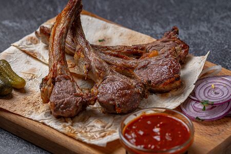 Шашлык из корейки ягненка