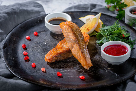 Лосось на углях