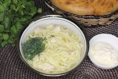 Суп-лапша куриная