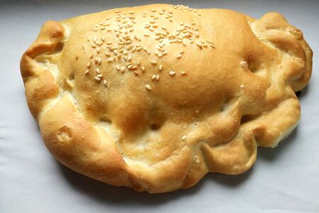 Хачапури с курицей и грибами