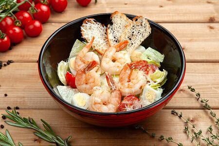 Салат Креветки от Цезаря