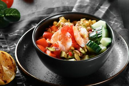 Поке с креветкой