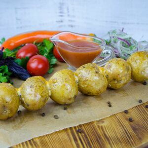 Картофель на углях