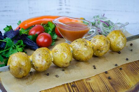 Картофель на углях