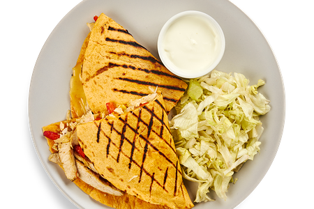 Кесадилья с курицей