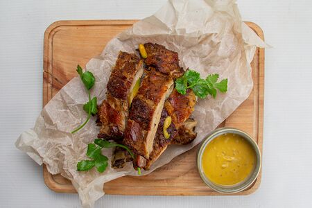 Копчёные свиные ребра