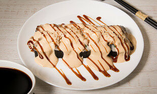 Сливочный ролл с угрем 10 шт