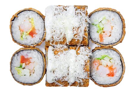 Цезарь с креветкой темпура