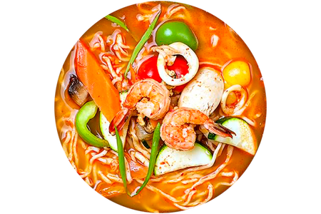 Рамен с морепродуктами