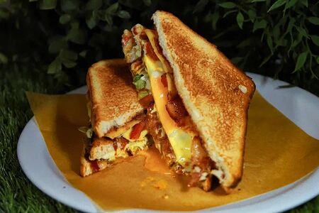 Сэндвич с дабл BBQ